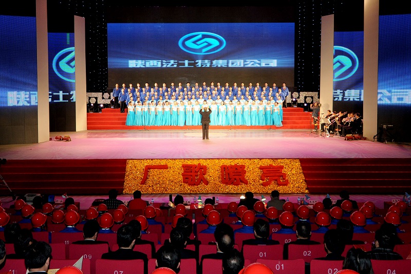 2010年11月18日下午，公司參加由省委宣傳部、省文明辦、省總工會和省國資委聯合主板的“廠歌嘹亮”陜西企業文化展示頒獎
